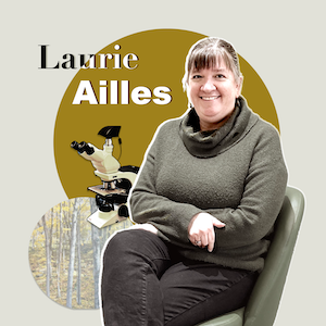 Meet Laurie Ailles Cover Graphic