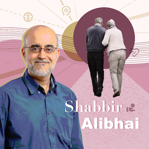 Meet Shabbir Alibhai Cover Graphic