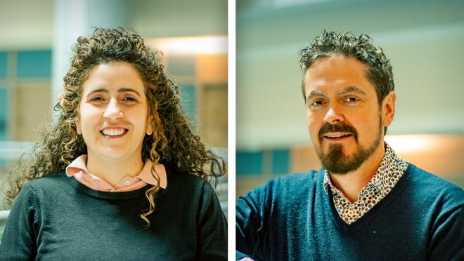Headshots of Dr. Lamorte and Dr. McGaha