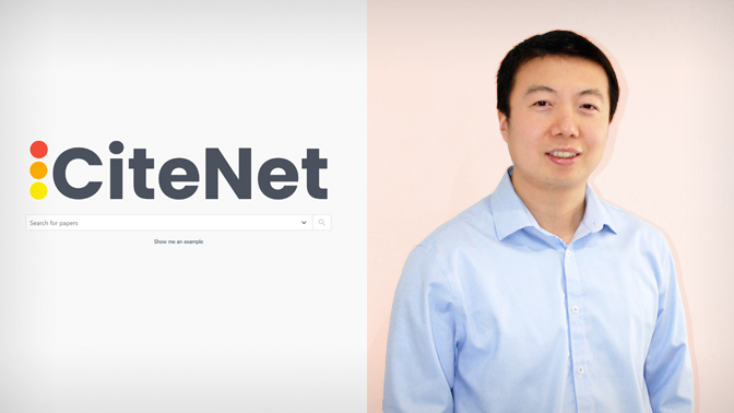 Dr. Bo Wang (pictured) developed CiteNet to help advance COVID-19 research. Unlike other search engines that use keywords, CiteNet uses advanced natural language processing that considers the underlying meanings of works and phrases and scans entire paper