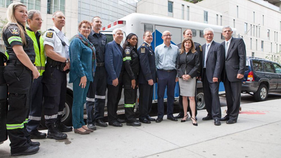 Announcement of FRONTIER trial funding at St. Michaels Hospital. Photo credit: St. Michaels Hospital