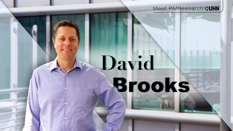 Dr. David Brooks is a Senior Scientist at Princess Margaret Cancer Centre (PM) and a Professor in the Department of Immunology at the University of Toronto. His research focuses on cellular mechanisms responsible for immune suppression and failure to cont