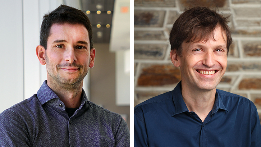  (L-R) Dr. Maurizio De Pitt, a Scientist at the Krembil Brain Institute, and Dr. Nicolas Brunel, a Distinguished Professor in Neuroscience at Duke University.