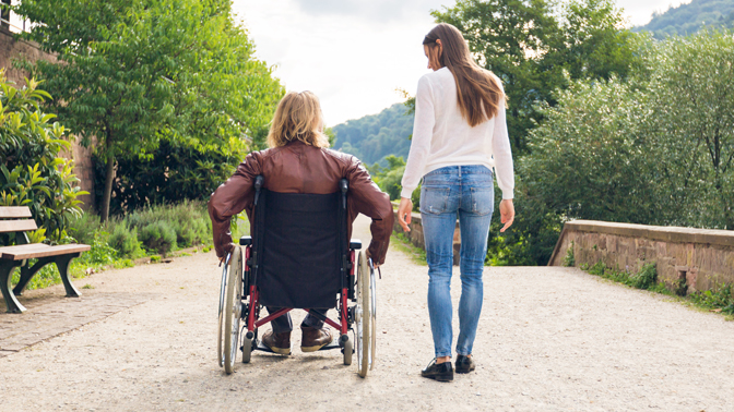 A spinal cord injury can lead to loss of movement and loss of sensation in different parts of the body, as well as difficulty breathing and coughing.