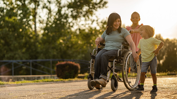 An adult's spine has four sections: cervical, thoracic, lumbar and sacral. Because each section protects nerves that control a different part of the body, the type of spinal cord injury depends on which section is injured.