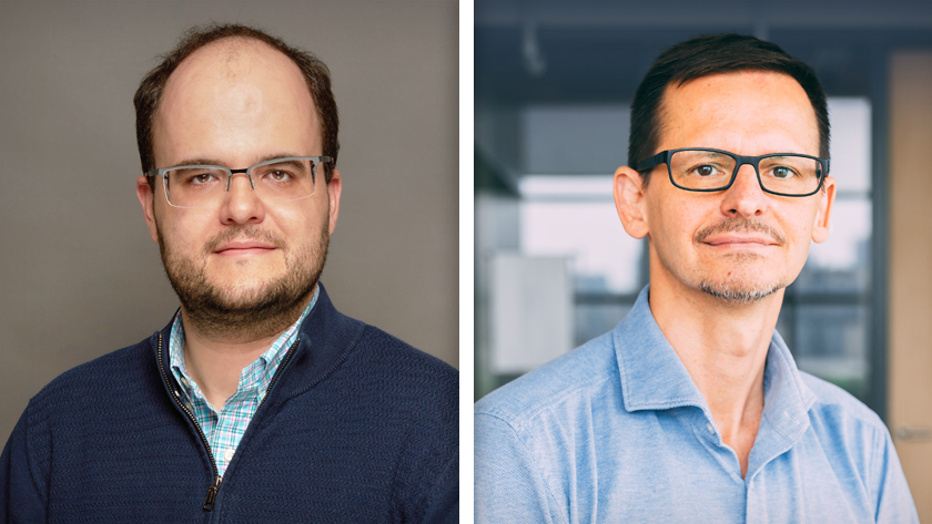 (L-R) Drs. Ivan MartinezValbuena and Gabor Kovacs.