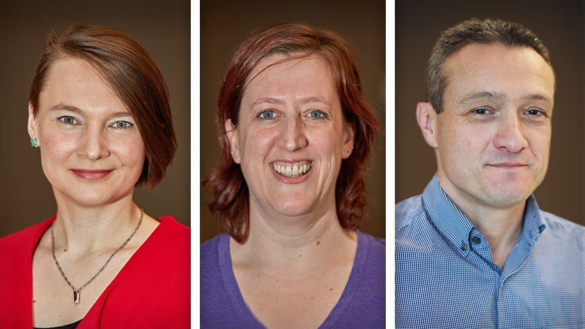 (L-R) Drs. Anne-Christin Hauschild, Chiara Pastrello and Igor Jurisica.