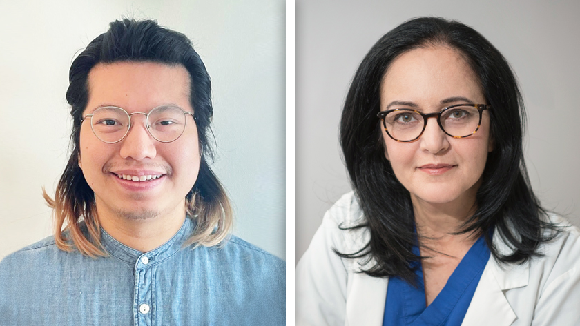 (L-R) Dr. Peter Shih-Ping Hung, first author; and Dr. Mojgan Hodaie, senior author of the study.