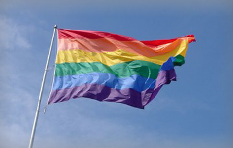 The rainbow flag is a symbol for LGBTQ2S+ pride. The stripes represent life, healing, sunlight, nature, harmony and spirit. Image: Kellie Parker, (https://search.creativecommons.org/photos/77b6d675-97a6-4d7e-b688-9d29eb209a41)