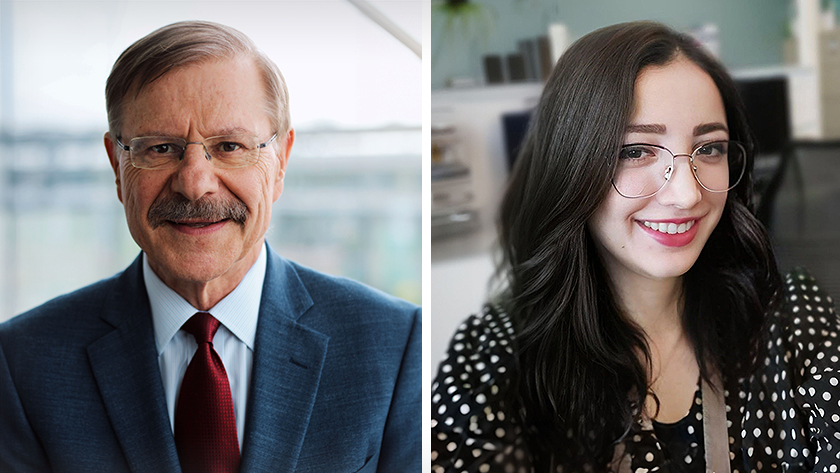 (L-R) Dr. Robert Inman, senior author of the study, and Dr. Fataneh Tavasolian, first author of the study.