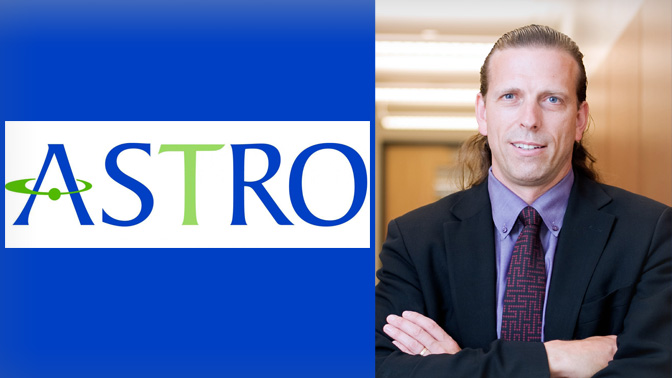 ASTRO logo courtesy of the American Society for Radiation Oncology.