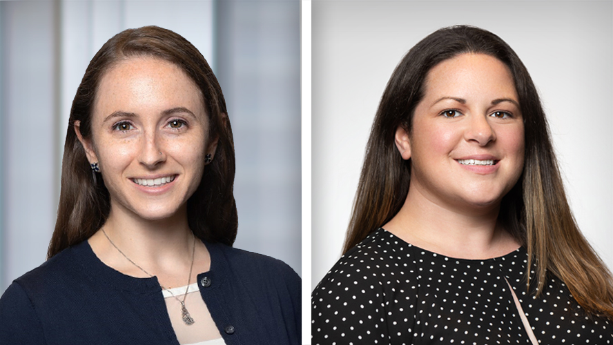(L-R) Cristiana O'Brien, master's student and first author of the study; Dr. Courtney Jones, Scientist at the Princess Margaret Cancer Centre and senior author of the study. 
