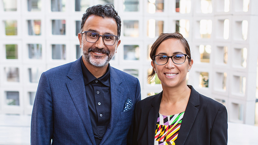 Drs. Suneil Kalia (left) and Lorraine Kalia (right) are Senior Scientists at the Krembil Brain Institute.