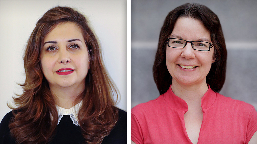 PhD graduate Dr. Ghazaleh Tavallaee (left) and Scientific Associate Dr. Starlee Lively (right) are co-first authors of the study.