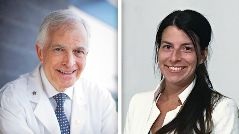 (L-R) Dr. Anthony Lang is a Senior Scientist at the Krembil Brain Institute and senior author of the study; Dr. Diana Olszewska was formerly a Movement Disorders Fellow at Toronto Western Hospital and the first author of the study.