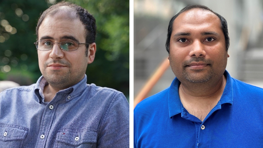 (L-R) Dr. Mohammad Mazhab-Jafari and Naimul Hasan.