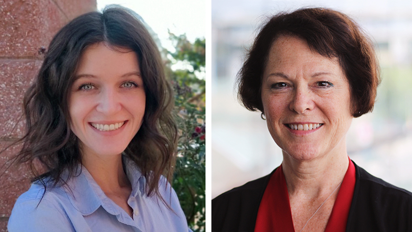 (L-R) Dr. Sam Audrain is a postdoctoral researcher at the National Institute of Mental Health and a former graduate student in Dr. McAndrews' laboratory. Dr. Mary Pat McAndrews is a Senior Scientist at the Krembil Brain Institute and a Professor of Psycho