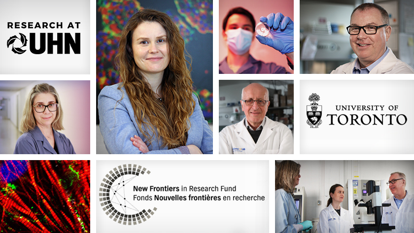 The project will bring together researchers from around the world to develop therapies for heart disease. Pictured are just a few of the members of the research team, including (L-R) Dr. Sara Vasconcelos; Dr. Stephanie Protze; Ryan Yee, graduate student i