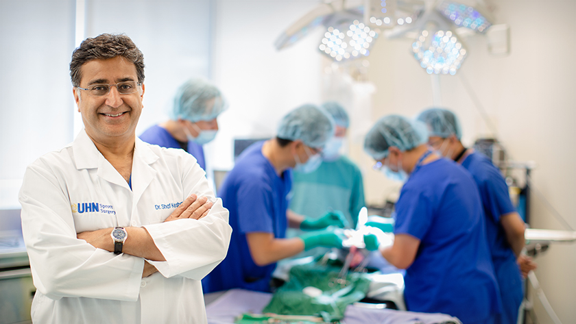 The project will be led by Dr. Shaf Keshavjee (pictured, left) and will enable ground-breaking innovation in ex vivo technology. (Photo: Tim Fraser)