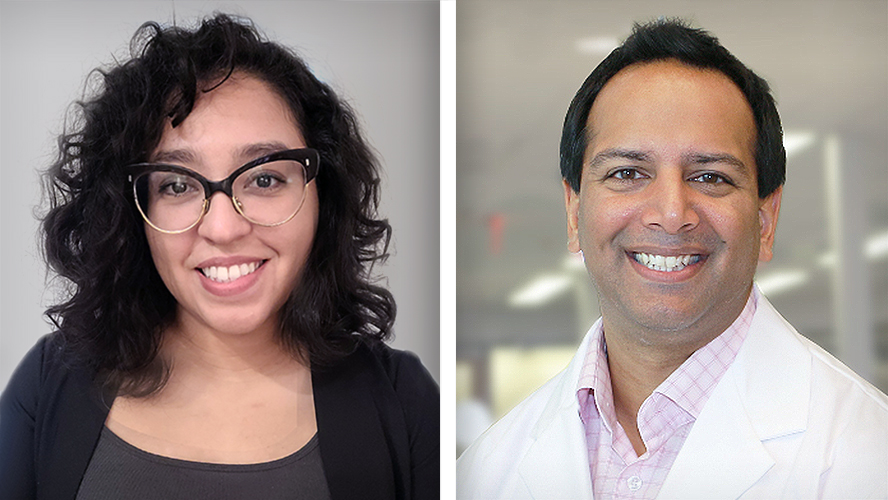 (L-R) Drs. Brianna Unda and Karun Singh.