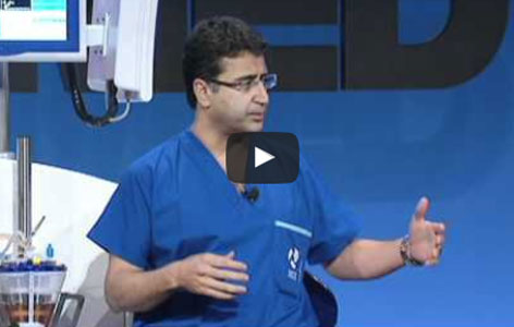 Dr. Shaf Keshavjee, Director of the Toronto Lung Transplant Program and UHN Surgeon-in-Chief (Source: YouTube; TEDMED)