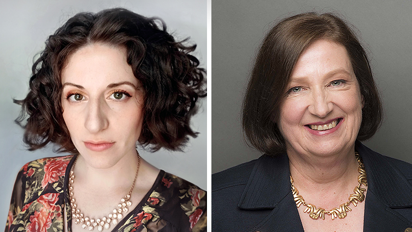 (L-R) Drs. Kieran Manion, former postdoctoral researcher at the Schroeder Arthritis Institute, and Joan Wither, Senior Scientist at the Schroeder Arthritis Institute.