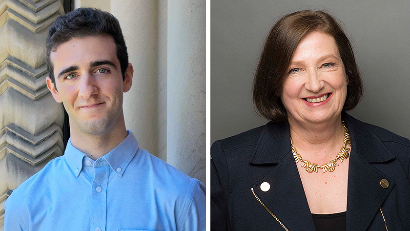 (L-R) First author, Dr. Dario Ferri, and senior author, Dr. Joan Wither.