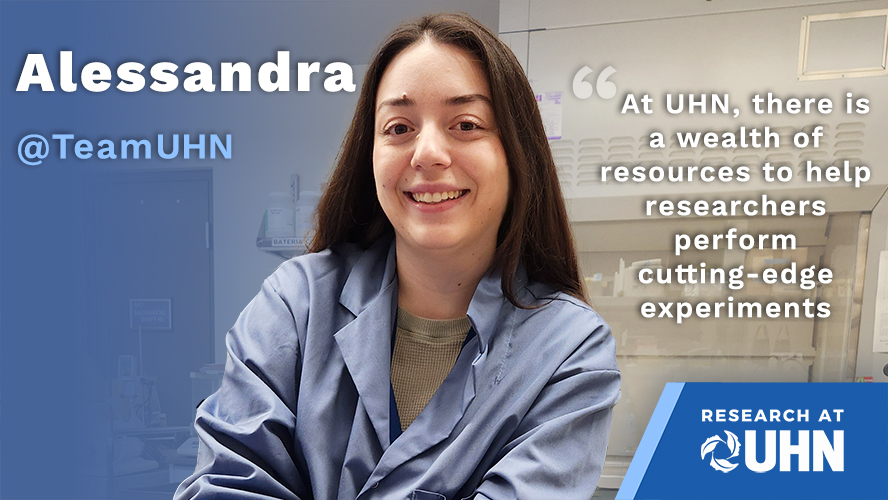 Alessandra Tuccitto is a Postdoctoral Researcher at Krembil Research Institute.
