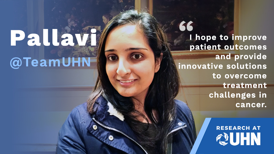 Pallavi Mathur is a Postdoctoral Researcher at Princess Margaret Cancer Centre.