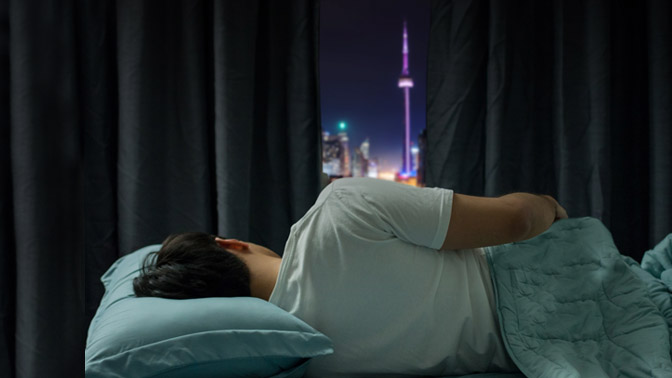 Sleep apnea is diagnosed through an overnight test that measures blood oxygen, breathing, heart rate, brain waves and eye and leg movements during sleep.